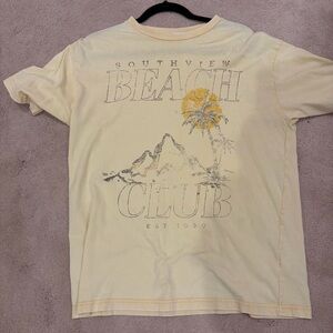 Garage Southview Beach Club Yellow Tee xs/s
